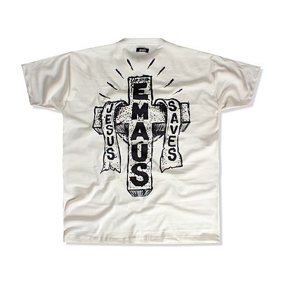 CAMISETA OVERSIZED JESUS SAVES (OFF WHITE)