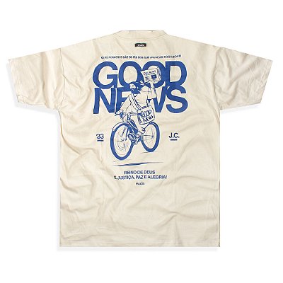 CAMISETA OVERSIZED GOOD NEWS VANILLA