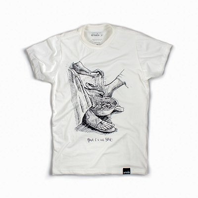 CAMISETA LAVA PÉS (OFF WHITE)