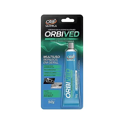 Adesivo de Silicone Incolor para Faróis e Lanternas 50g OrbiVed