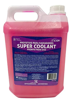 Protetor para Radiadores Super Coolant Pronto para uso SSCAR 5L