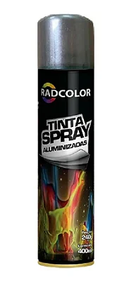 Radcolor Tinta Spray Aluminizadas 400ml