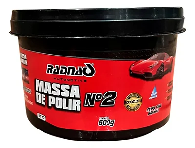 Massa de Polir Nº2 Radnaq 500g