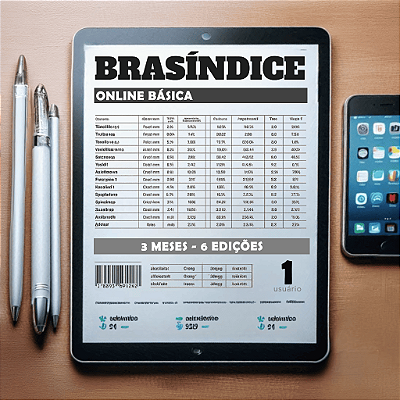 BRASÍNDICE ONLINE BÁSICA - 3 MESES (6 EDIÇÕES)