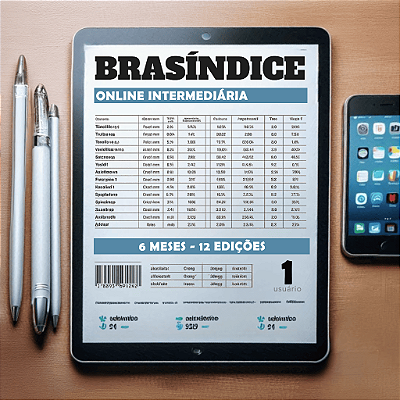 BRASÍNDICE ONLINE INTERMEDIÁRIA - 6 MESES (12 EDIÇÕES)