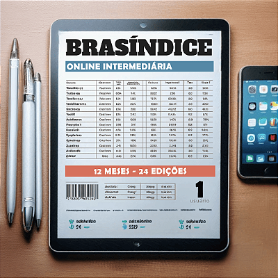 BRASÍNDICE ONLINE INTERMEDIÁRIA - 12 MESES (24 EDIÇÕES)