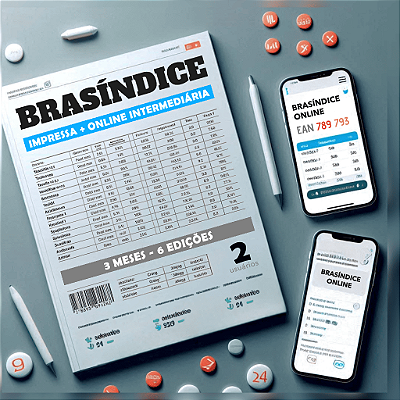 KIT REVISTA + BRASÍNDICE ONLINE INTERMEDIÁRIA - 2 USUÁRIOS (3 MESES)