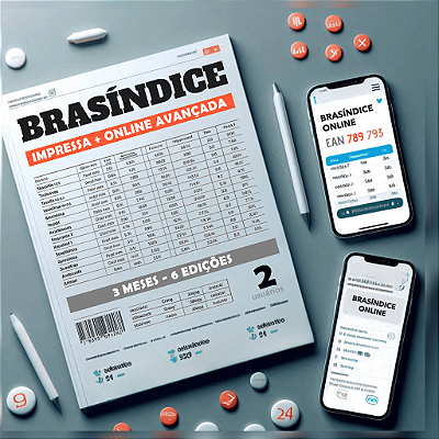 KIT REVISTA + BRASÍNDICE ONLINE AVANÇADA - 2 USUÁRIOS (3 MESES)