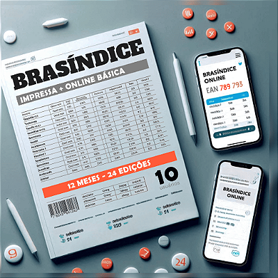 KIT REVISTA + BRASÍNDICE ONLINE BÁSICA - 10 USUÁRIOS (12 MESES)