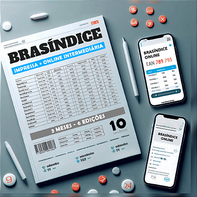 KIT REVISTA + BRASÍNDICE ONLINE INTERMEDIÁRIA - 10 USUÁRIOS (3 MESES)