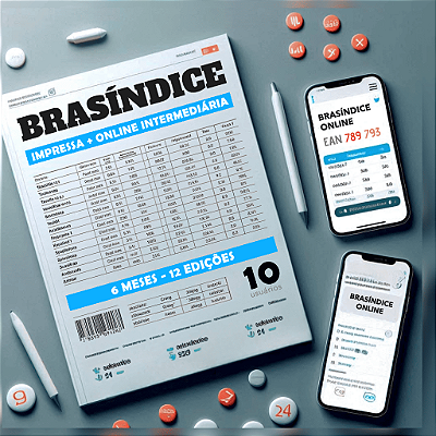 KIT REVISTA + BRASÍNDICE ONLINE INTERMEDIÁRIA - 10 USUÁRIOS (6 MESES)