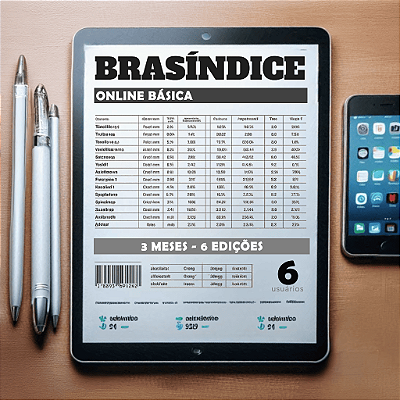 KIT BRASÍNDICE ONLINE BÁSICA - 6 USUÁRIOS (3 MESES)
