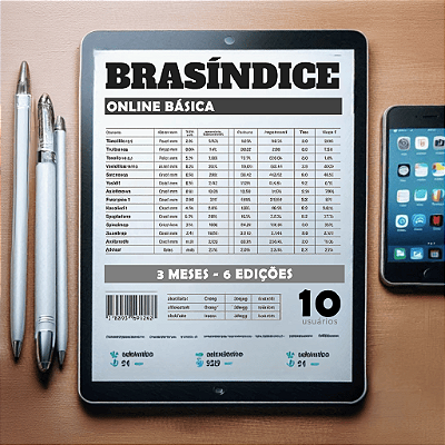 KIT BRASÍNDICE ONLINE BÁSICA - 10 USUÁRIOS (3 MESES)