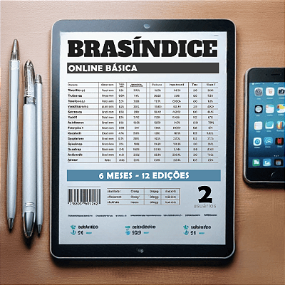 KIT BRASÍNDICE ONLINE BÁSICA - 2 USUÁRIOS (6 MESES)