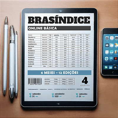 KIT BRASÍNDICE ONLINE BÁSICA - 4 USUÁRIOS (6 MESES)