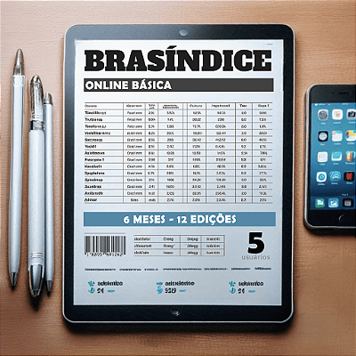 KIT BRASÍNDICE ONLINE BÁSICA - 5 USUÁRIOS (6 MESES)