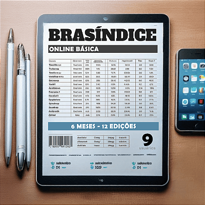 KIT BRASÍNDICE ONLINE BÁSICA - 9 USUÁRIOS (6 MESES)