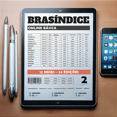KIT BRASÍNDICE ONLINE BÁSICA - 2 USUÁRIOS (12 MESES)