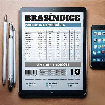 KIT BRASÍNDICE ONLINE INTERMEDIÁRIA - 10 USUÁRIOS (3 MESES)