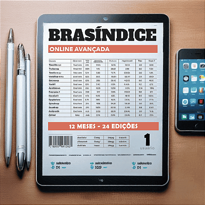 BRASÍNDICE ONLINE AVANÇADA - 12 MESES (24 EDIÇÕES)
