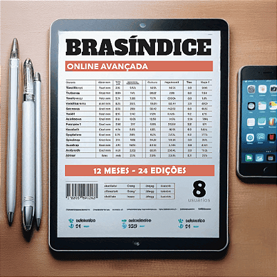 KIT BRASÍNDICE ONLINE AVANÇADA - 8 USUÁRIOS (12 MESES)