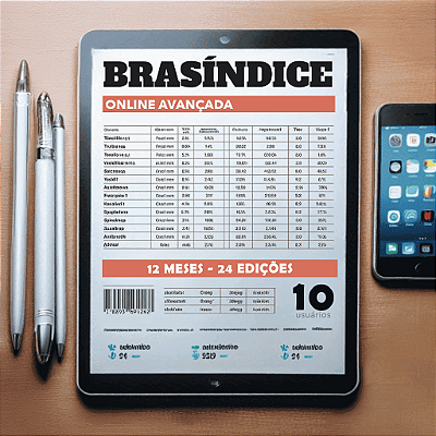 KIT BRASÍNDICE ONLINE AVANÇADA - 10 USUÁRIOS (12 MESES)