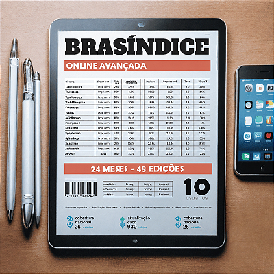 KIT BRASÍNDICE ONLINE AVANÇADA - até 10 USUÁRIOS (24 MESES)