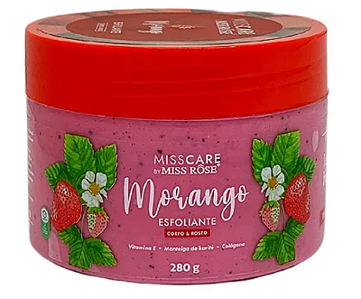 Esfoliante Miss Care - Morango