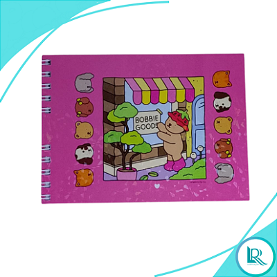 Livro de Colorir Bobbie Goods 50 Folhas - Desenho de Pintar - Rosa