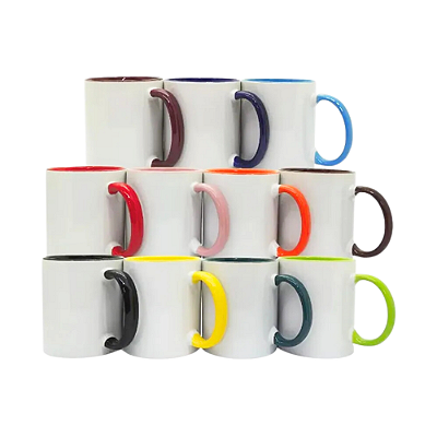 Caneca Interna e Alça Colorida - 12 UNIDADES