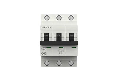 Disjuntor TRI 40A Curva C 3KA Enerbras