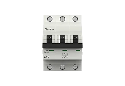 Disjuntor TRI 50A Curva C 3KA Enerbras