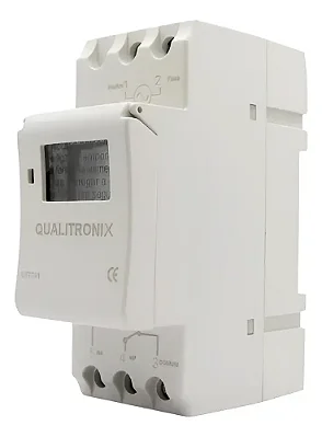Timer Digital para Trilho Din Qualitronix