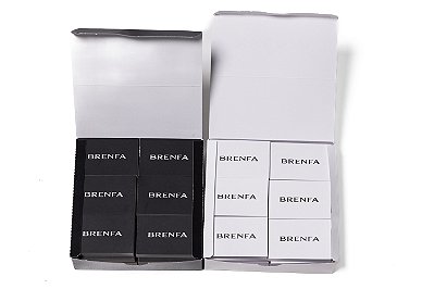 Piteira de Papel Brenfa [Branca/Preta] - Com Picote
