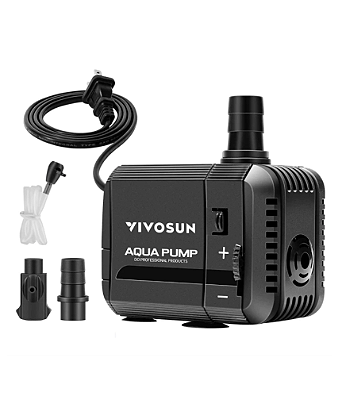 Bomba Submersa 800L/h 8W - 110v com Regulagem de Fluxo