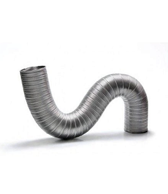 Tubo Duto para Exaustão e Ventilação Indoor - Alumínio Reforçado 1m