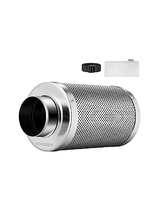 Filtro de Carvão Vivosun Premium - [100mm a 200mm] Alta Vazão