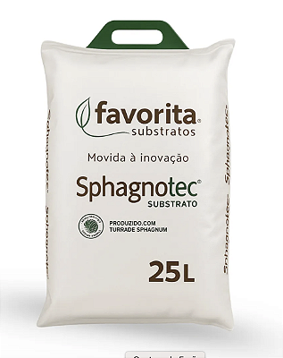 Turfa Pura Inerte de Sphagnum - 25 Litros