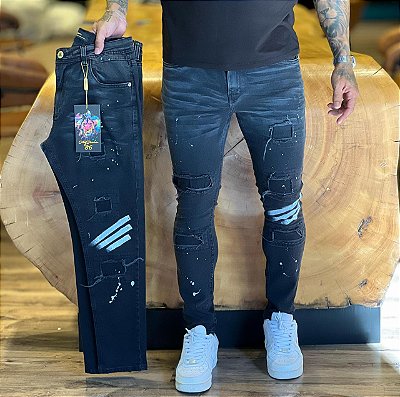 Calça jeans city denim - jogador-