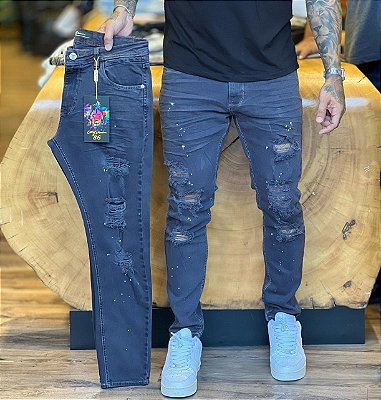 Calça jeans city denim - jogador-