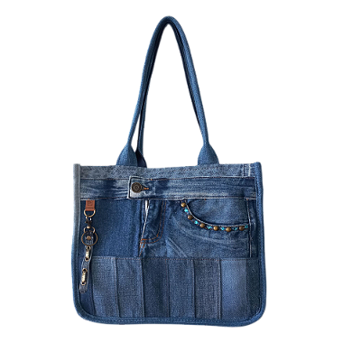 Sacola BLUE AND GOLD STONE