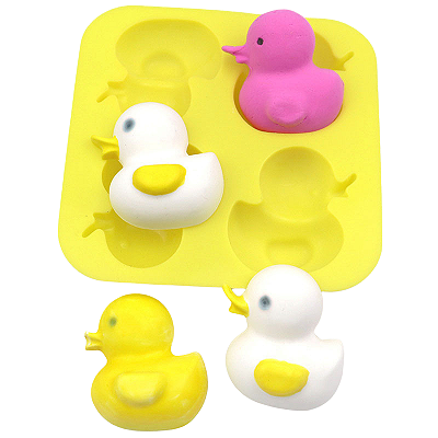 Molde de Silicone Atacado Atacadista Pato Patinho Mini Sabonete Resina Confeitaria