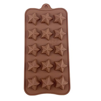Molde de Silicone Atacado Estrela Sabonete Chocolate Resina