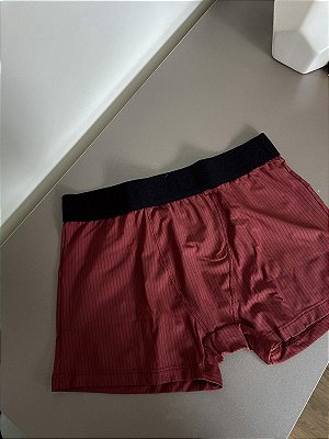 Cueca boxer Risca de Giz Bordô