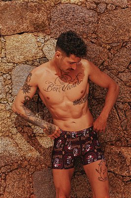 Cueca boxer Estampa Hustle