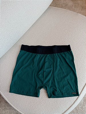 Cueca Boxer Tecido Aero Dry Verde