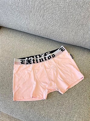 Cueca Boxer lisa rosa bebê 0924