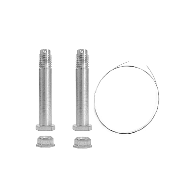 Pino de Pedaleira Com Porca Auto Lock BMS Racing