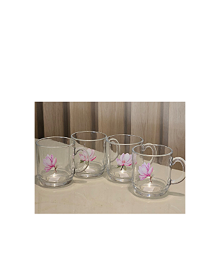 Conjunto de 4 canecas - Magnólia