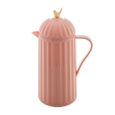 Garrafa Térmica de Plástico Bird Rosa 1L - Wolff